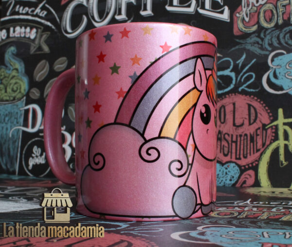 Mug Nacarado Unicornio - Imagen 3