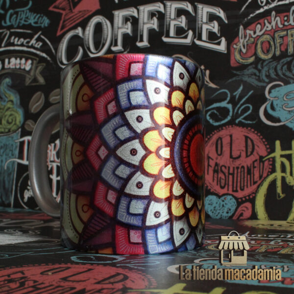 Mug Nacarado Mandala - Imagen 2