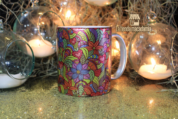 Mug Nacarado Arco Iris