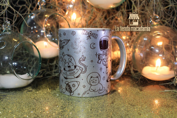 Mug Nacarado Astronauta - Imagen 2