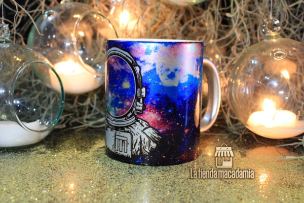 Mug Nacarado Astronauta - Imagen 2