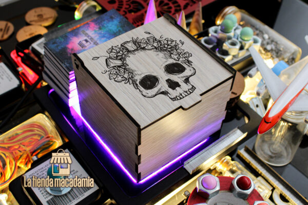 Caja de Madera Calavera