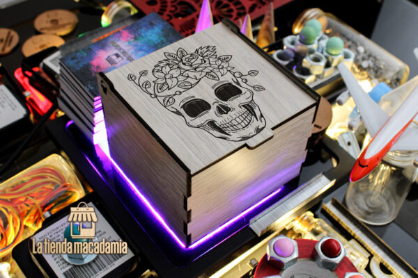 Caja de Madera Calavera