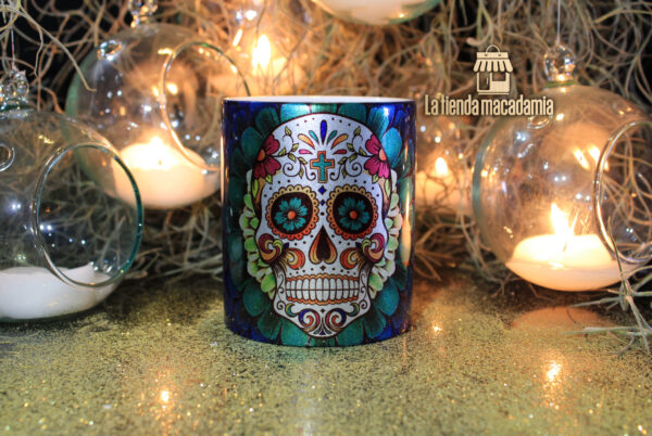 Mug Nacarado Calavera