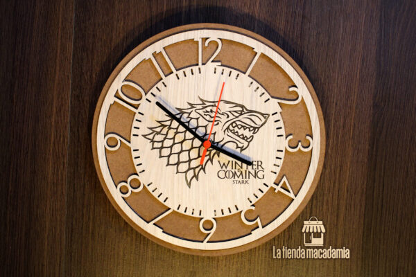 Reloj de Pared Casa Stark