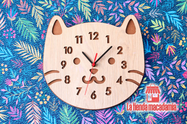 Reloj de Pared Gato