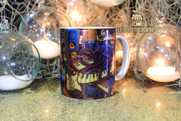 Mug Nacarado Guitarra