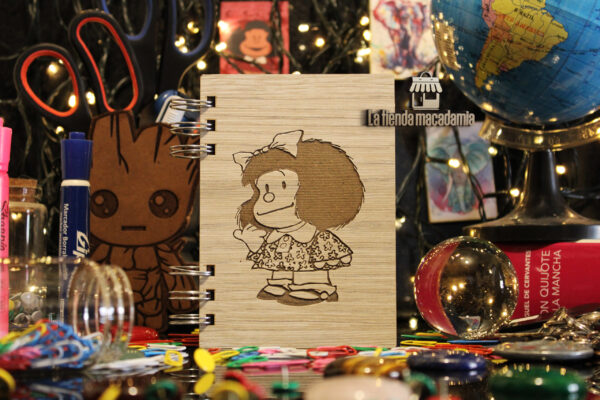 Libreta de Madera Mafalda