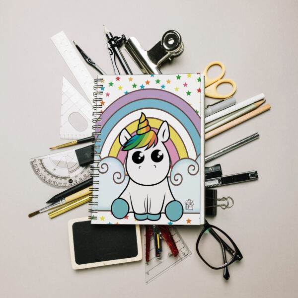 Libreta de Pasta Dura Unicornio