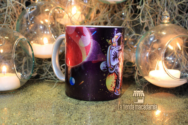 Mug Nacarado Astronauta - Imagen 2