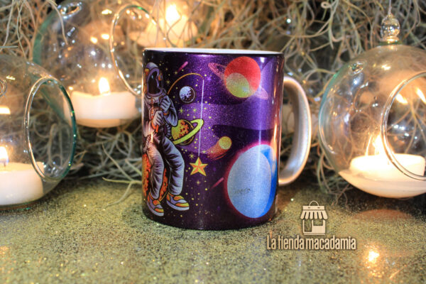 Mug Nacarado Astronauta - Imagen 3