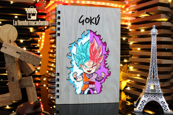 Libreta de Madera Goku