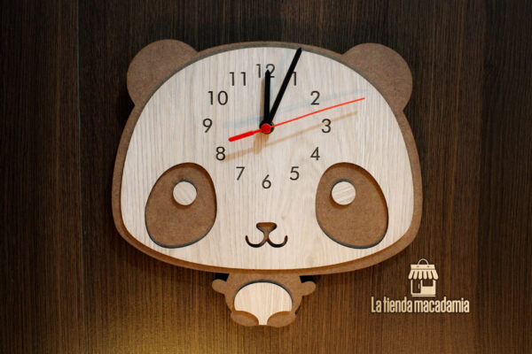 Reloj de Pared Panda